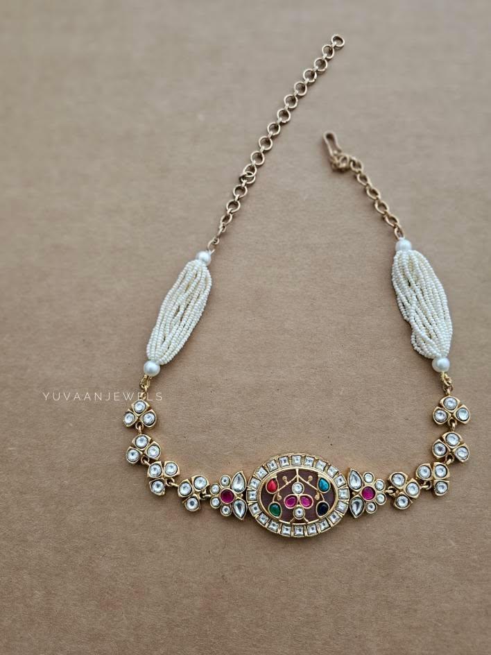 Amreet pearl choker Thumbnail