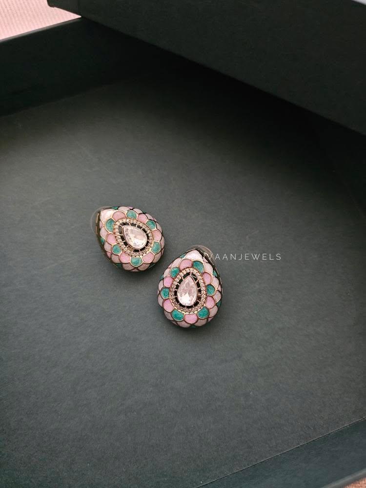 Karuna delicate polki necklace Thumbnail