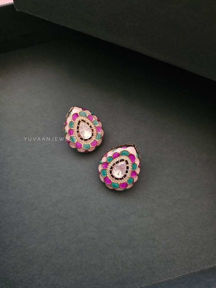 Karuna delicate polki necklace Thumbnail