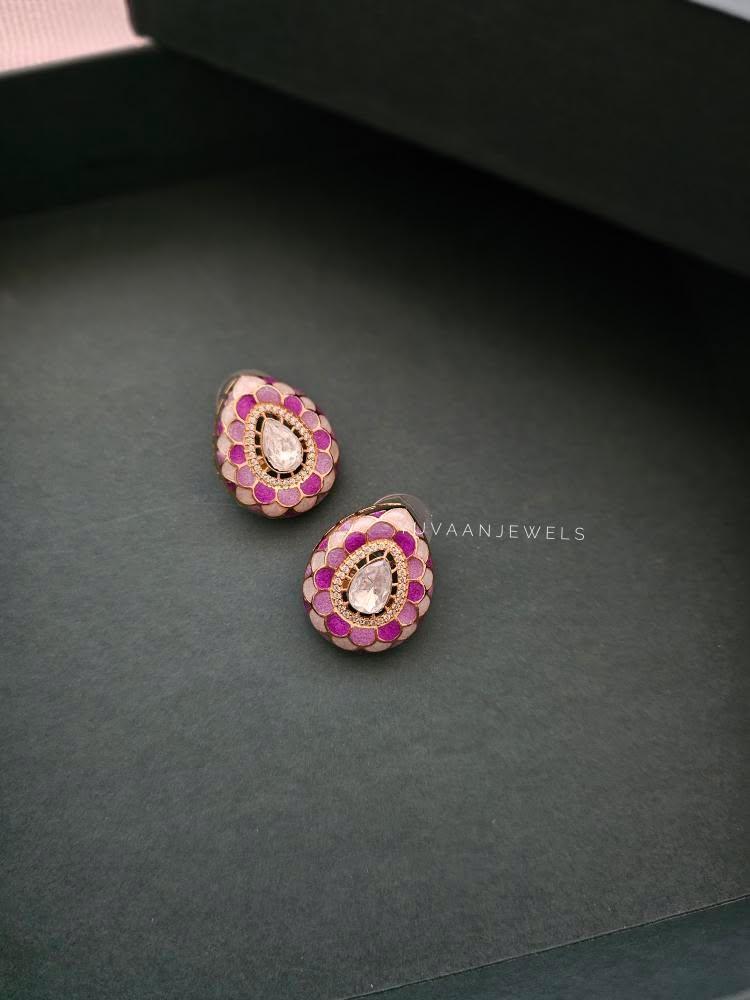 Karuna delicate polki necklace Thumbnail