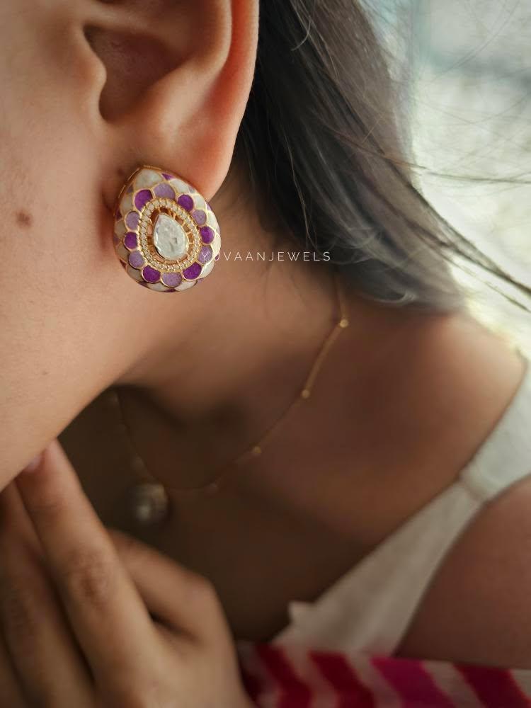 Karuna delicate polki necklace Thumbnail