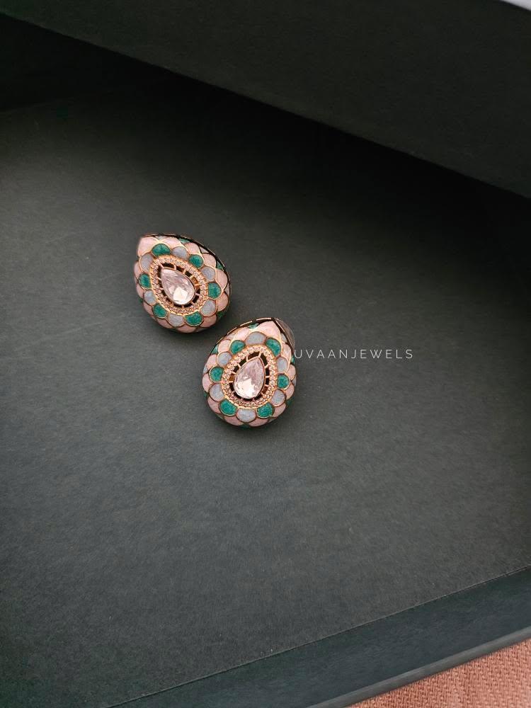 Karuna delicate polki necklace Thumbnail