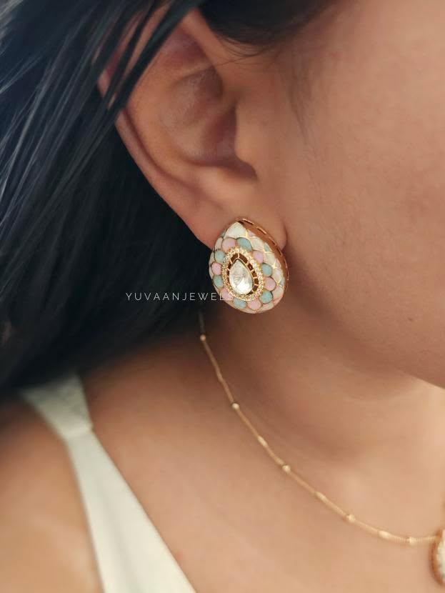 Karuna delicate polki necklace Thumbnail