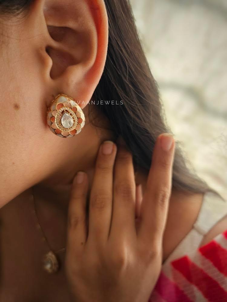 Karuna delicate polki necklace Thumbnail