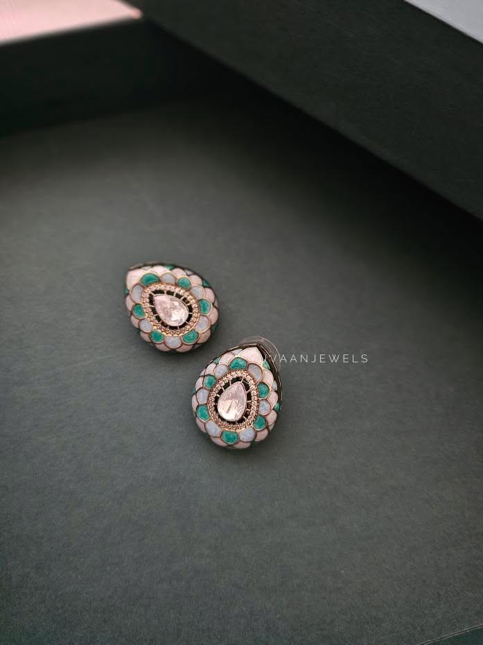 Karuna delicate polki necklace Thumbnail