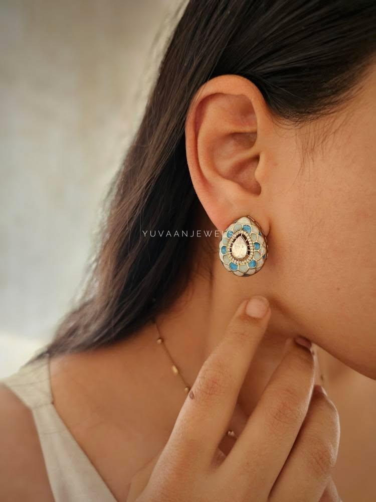 Karuna delicate polki necklace Thumbnail