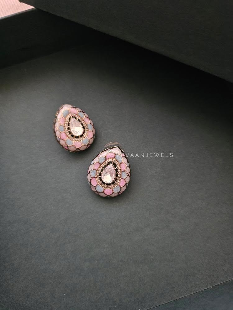 Karuna delicate polki necklace Thumbnail