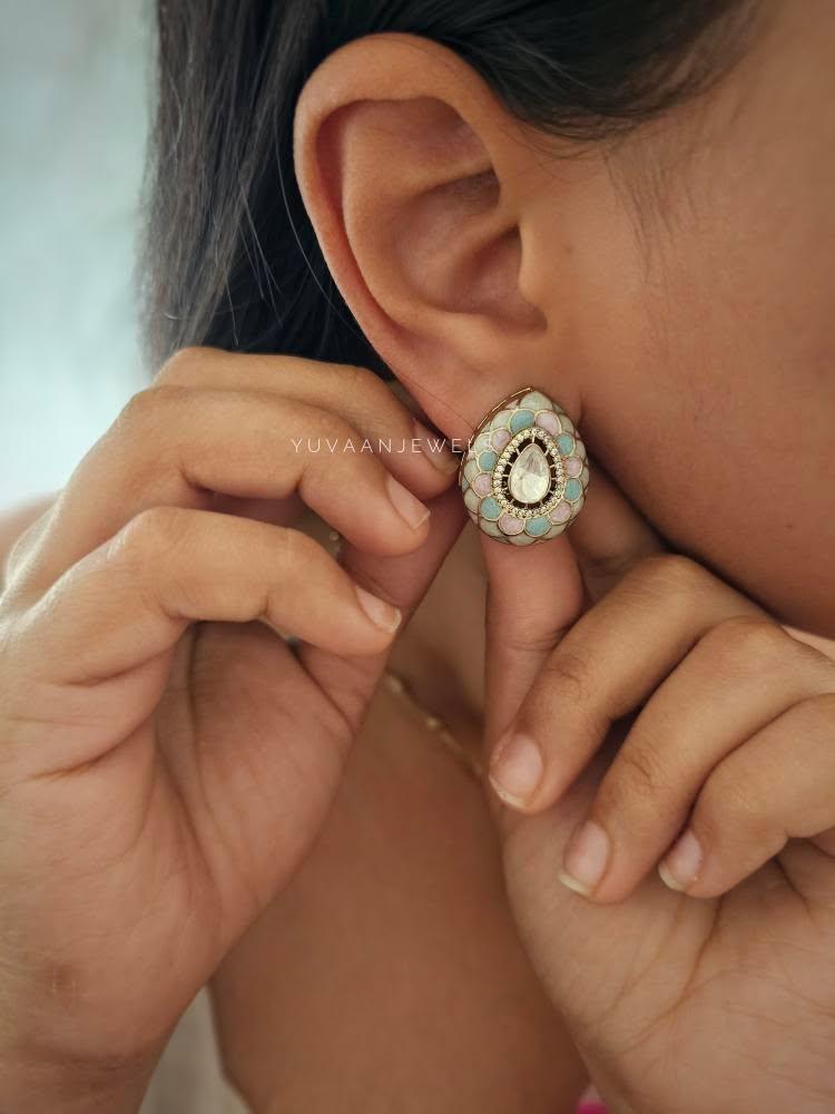Karuna delicate polki necklace Thumbnail