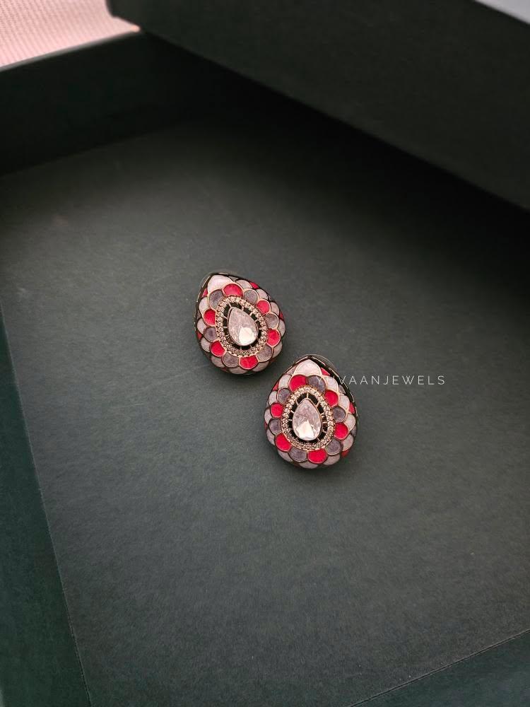 Karuna delicate polki necklace Thumbnail