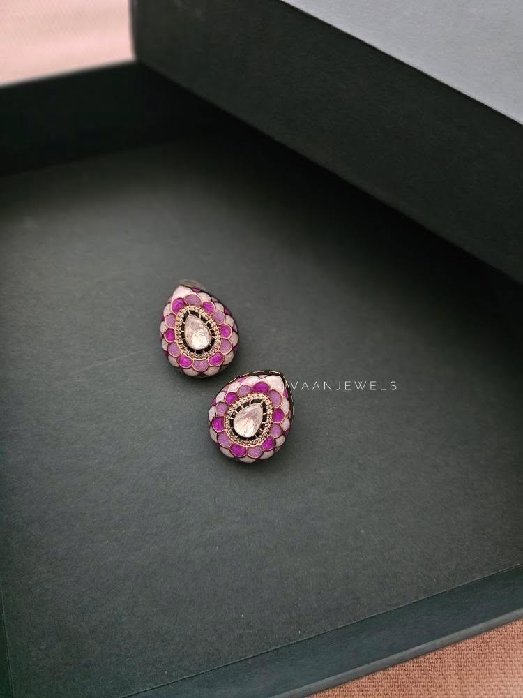 Karuna delicate polki necklace Thumbnail