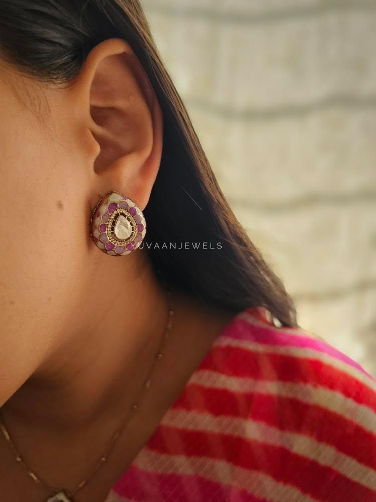Karuna delicate polki necklace Thumbnail