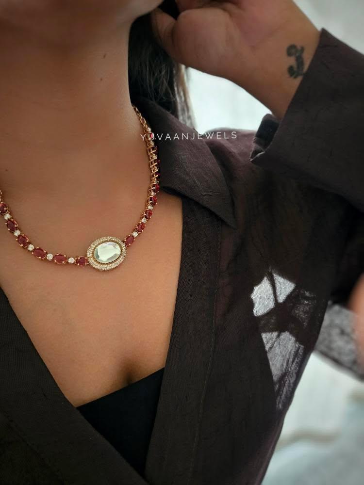 Rona polki choker/necklace Thumbnail