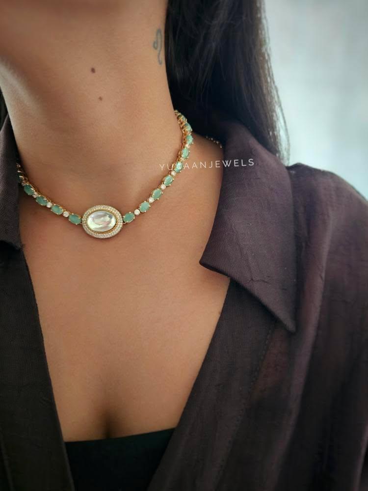 Rona polki choker/necklace Thumbnail