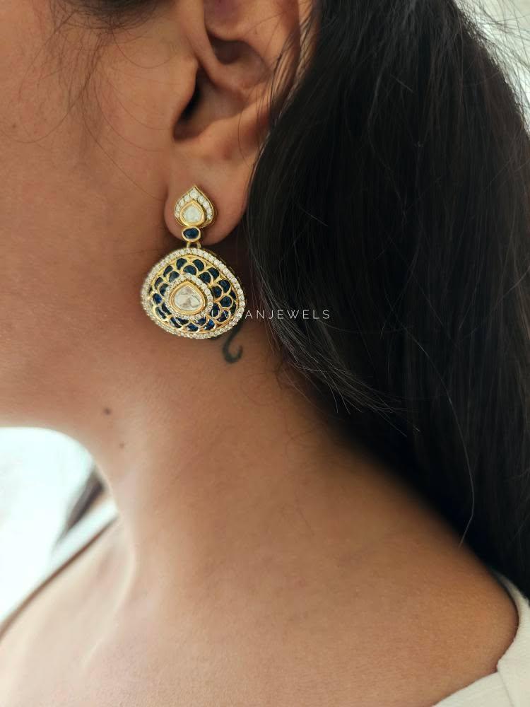 Parisa meenakari earrings Thumbnail