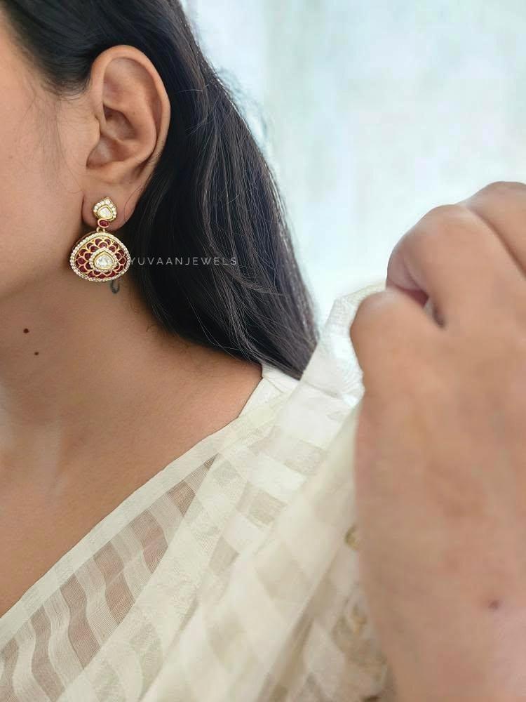 Parisa meenakari earrings Thumbnail