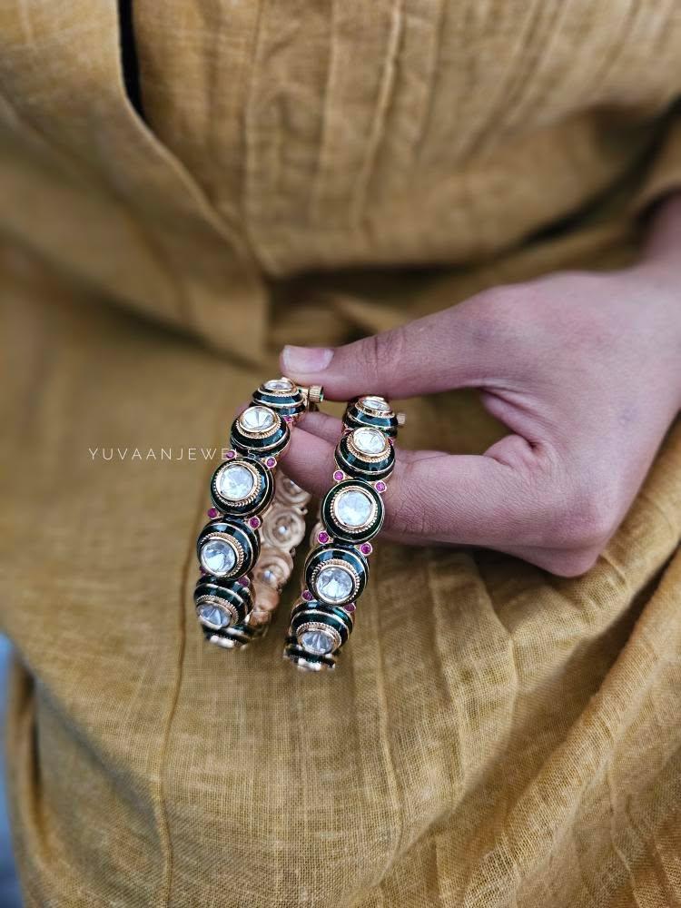 Surya polki bangles Thumbnail