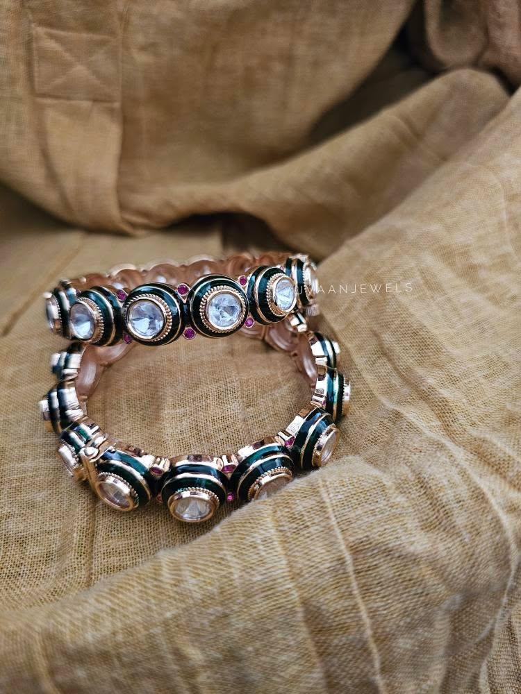 Surya polki bangles Thumbnail