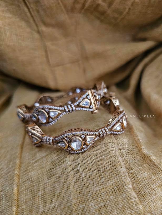 Yuti openable polki bangles Thumbnail