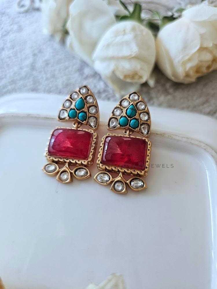 Ditya pearl and polki choker Thumbnail