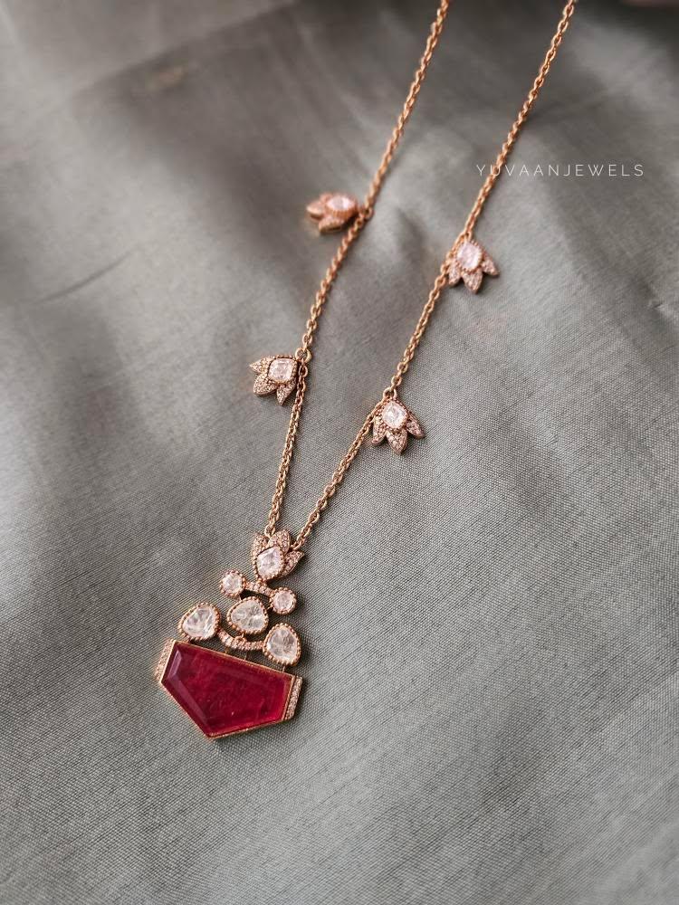 Alam polki necklace Thumbnail