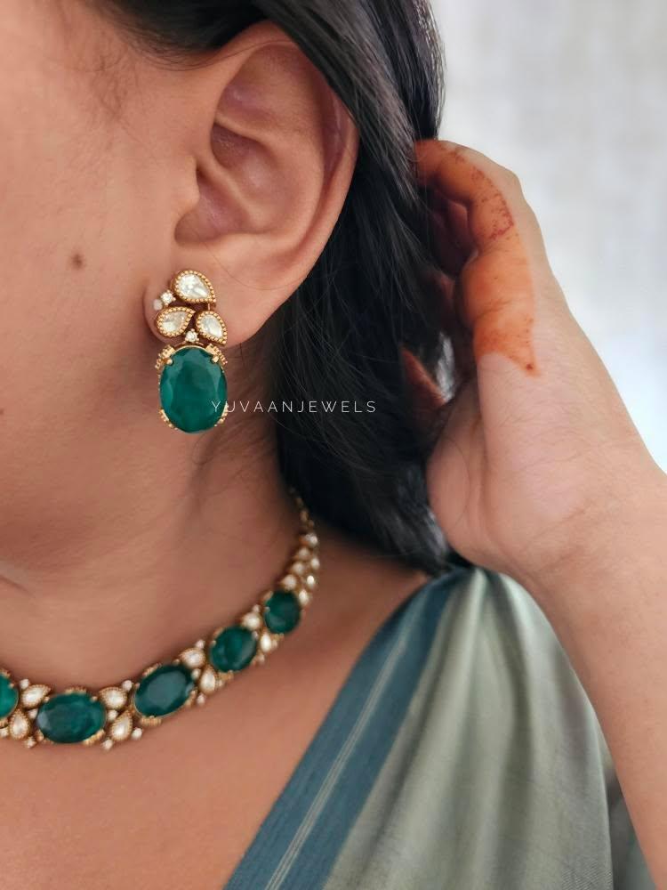Mogra semi precious choker Thumbnail