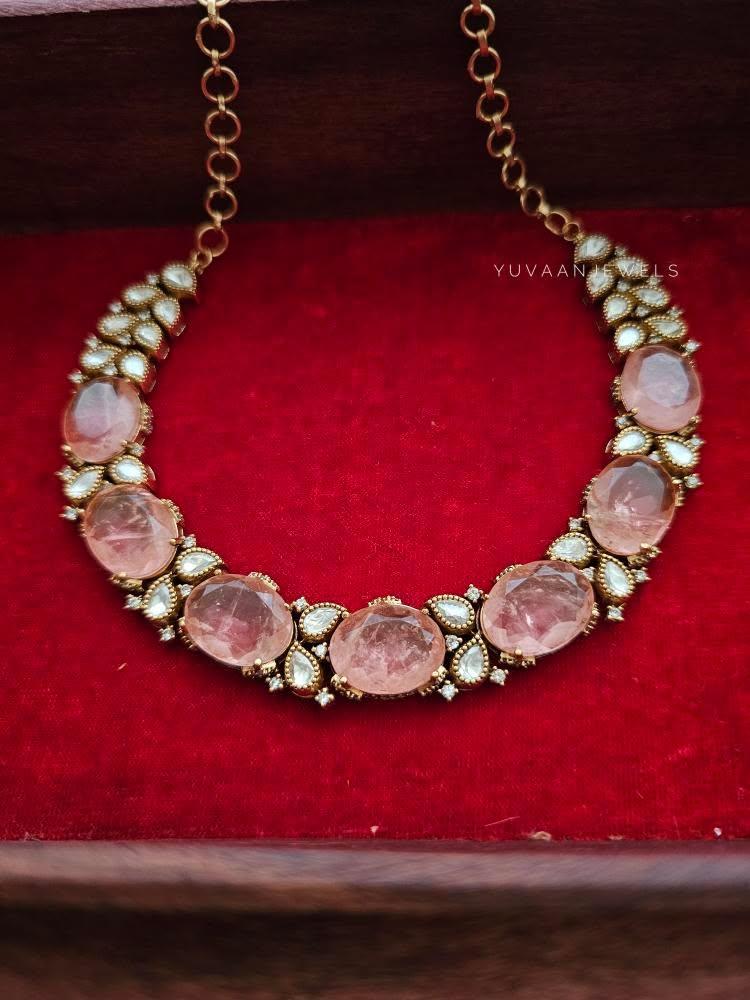 Mogra semi precious choker Thumbnail