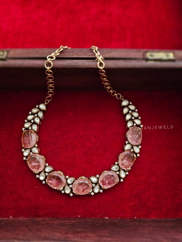 Mogra semi precious choker Thumbnail