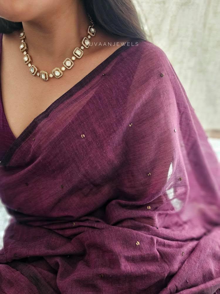 Kriya delicate polki necklace Thumbnail