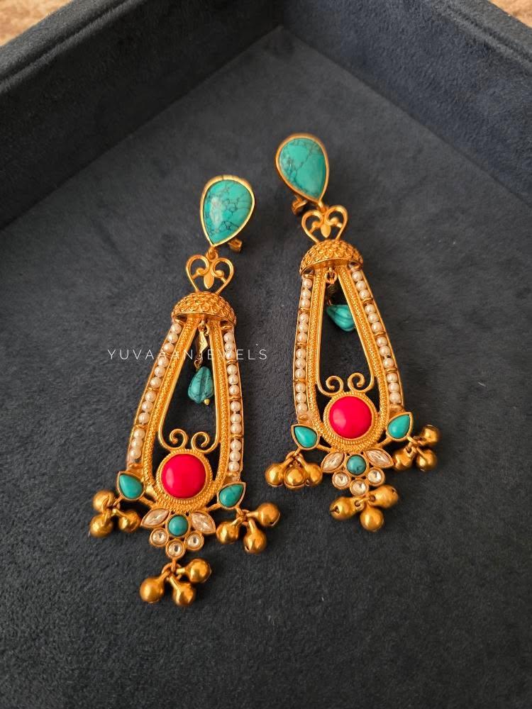 Nira handcrafted earrings Thumbnail