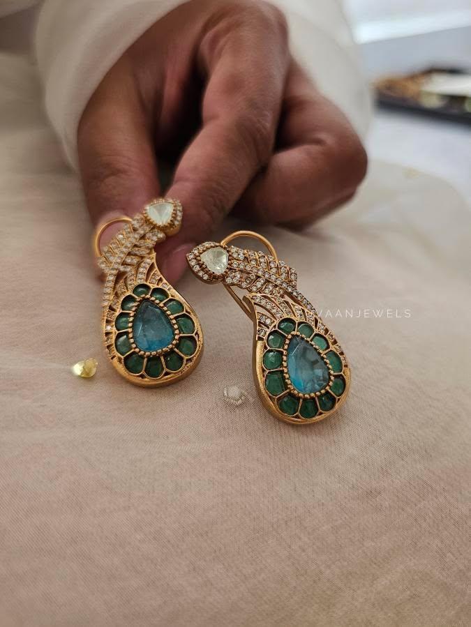 Kashvi polki earrings Thumbnail