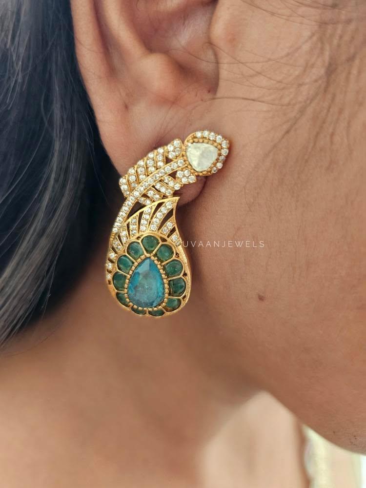 Kashvi polki earrings Thumbnail