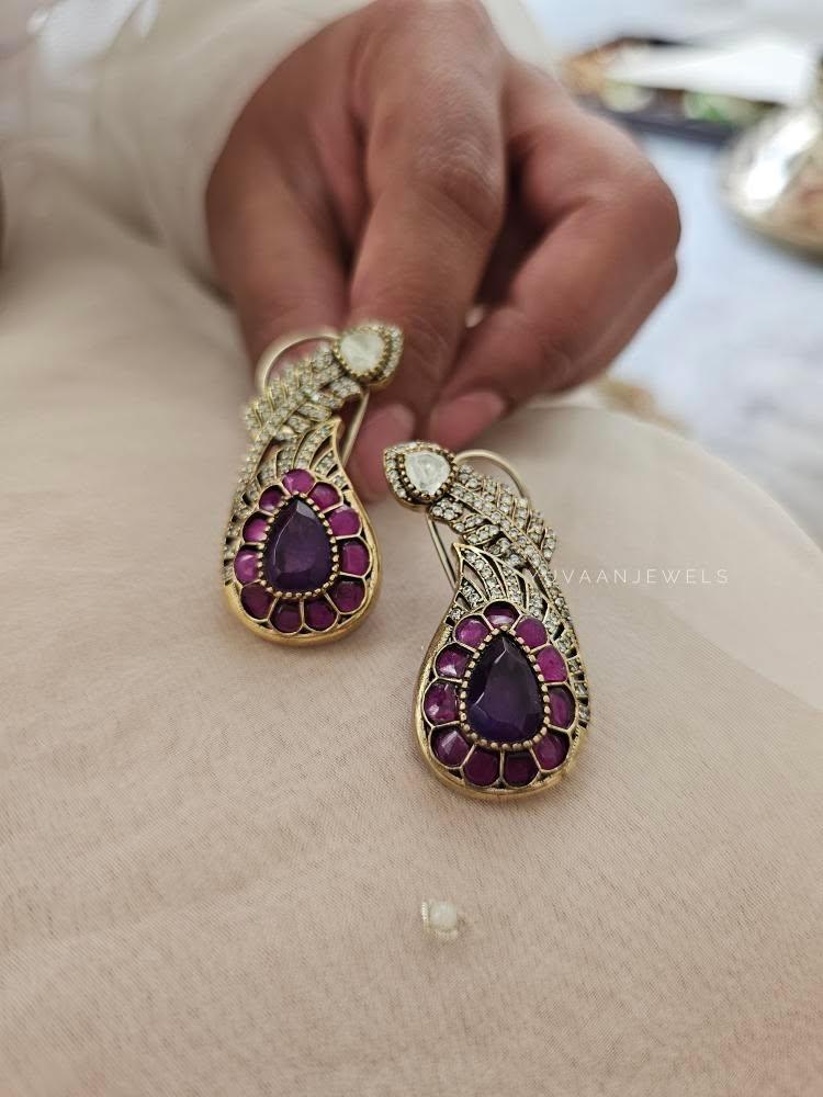 Kashvi polki earrings Thumbnail
