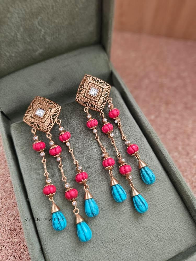 Dania handcrafted earrings Thumbnail