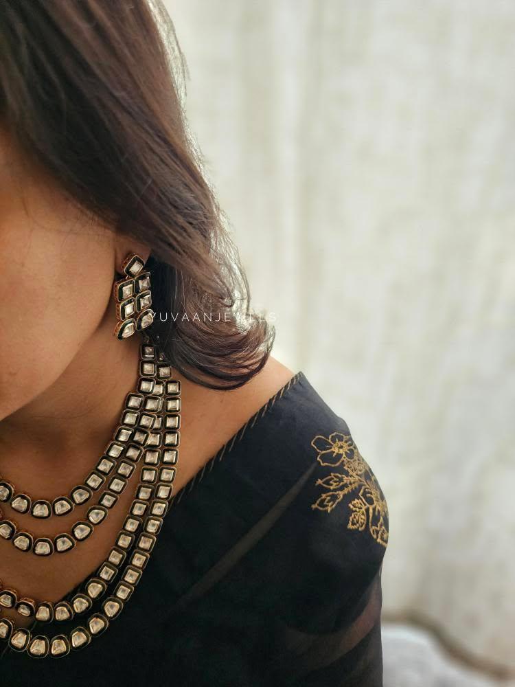 Jashn polki long necklace Thumbnail