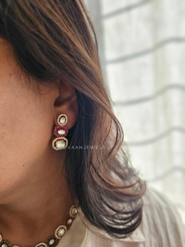 Niti delicate polki necklace Thumbnail
