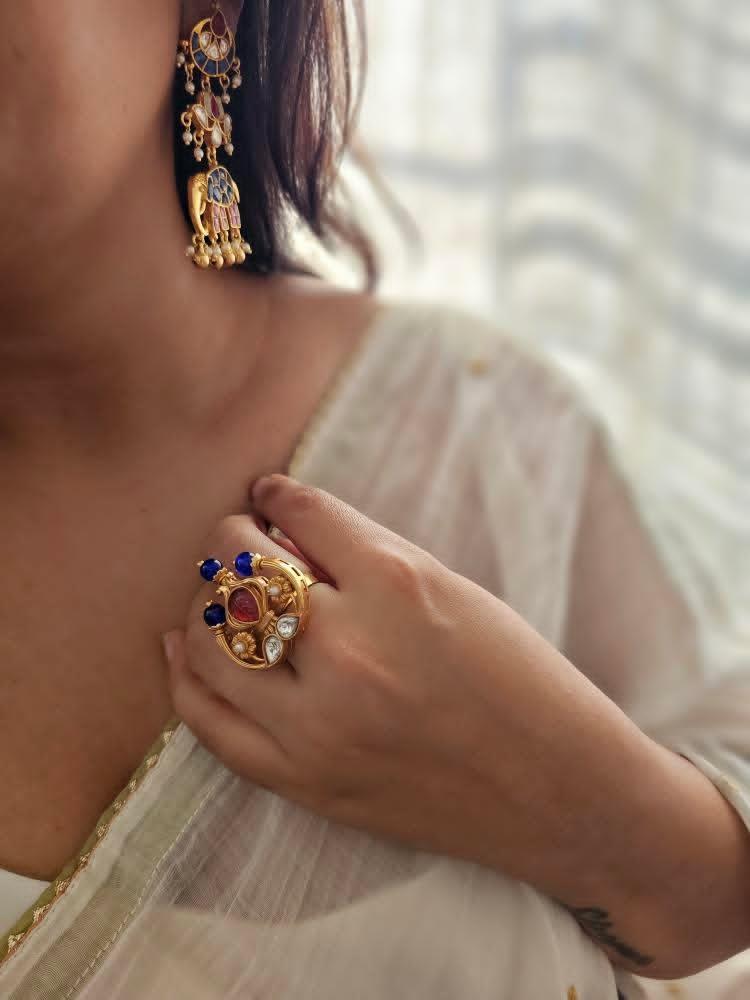 Yasi handcrafted ring Thumbnail