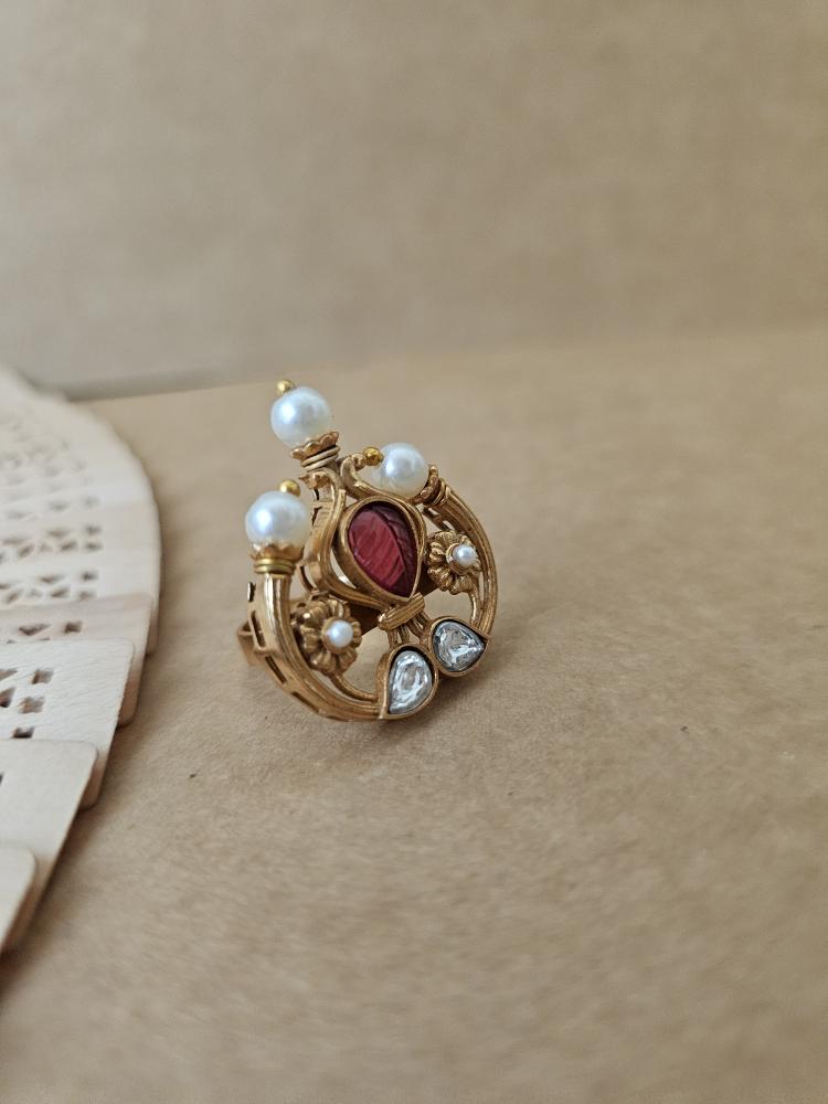 Yasi handcrafted ring Thumbnail