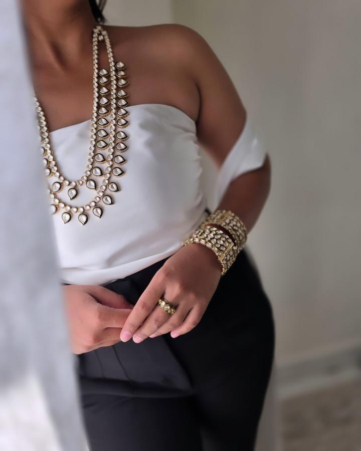 Hans polki necklace Thumbnail