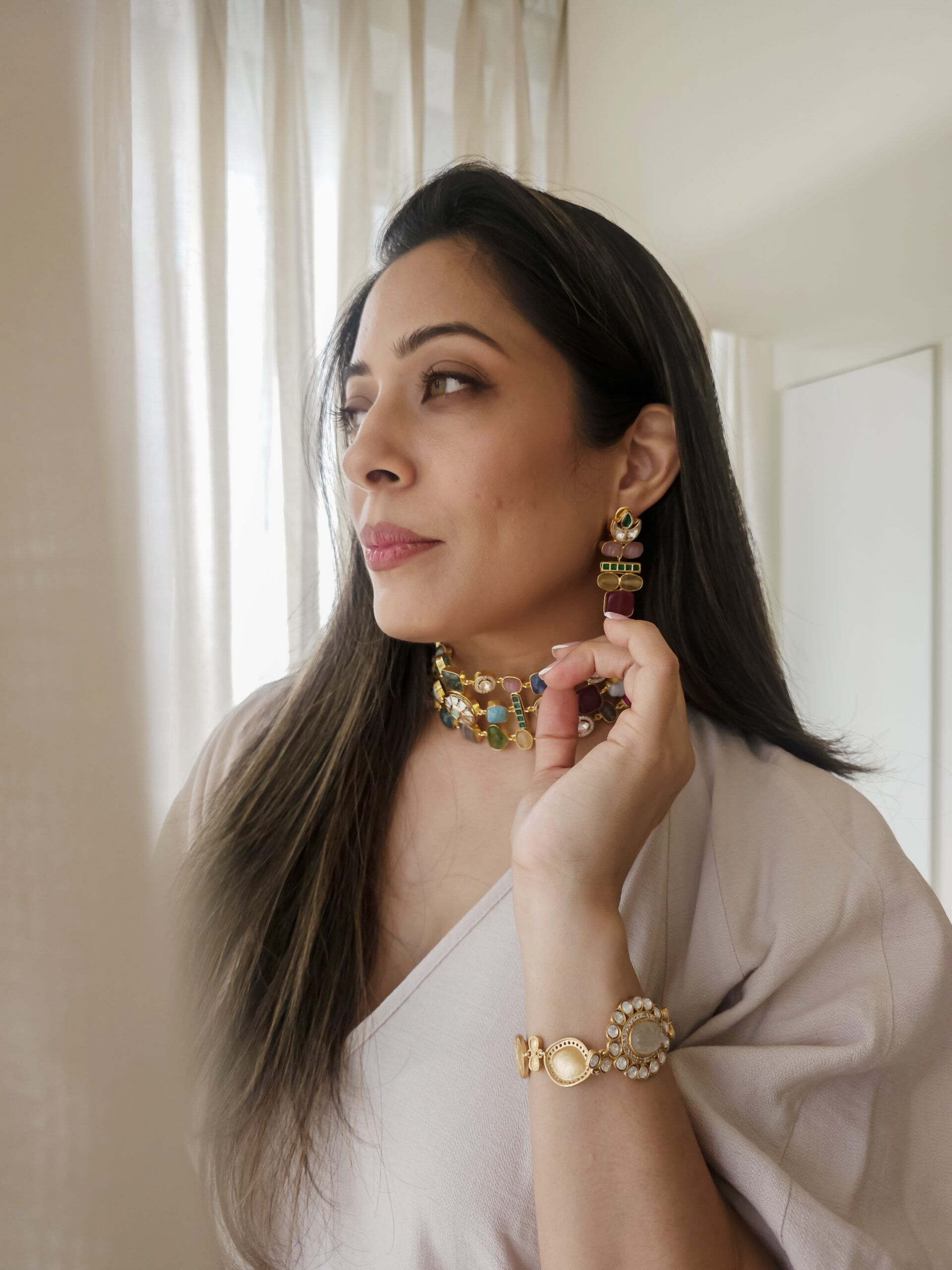 Rohini baroque choker Thumbnail