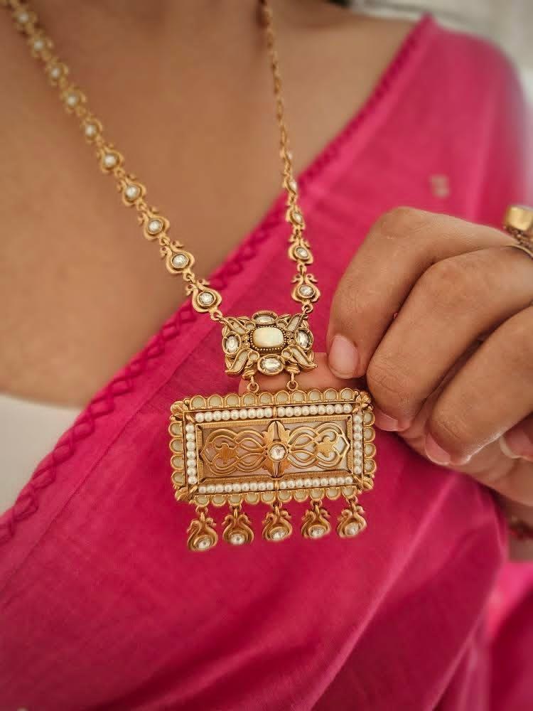 Taveez handcrafted necklace Thumbnail