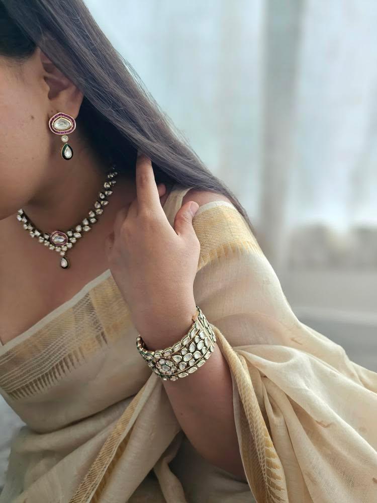 Saina polki necklace Thumbnail