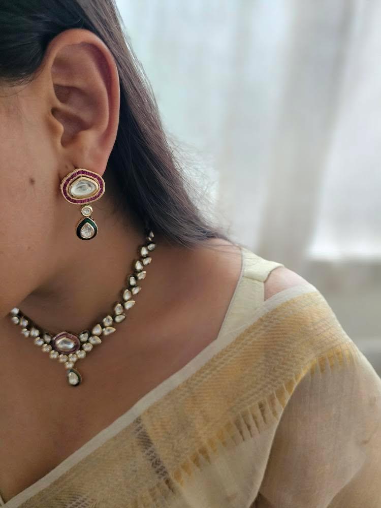 Saina polki necklace Thumbnail