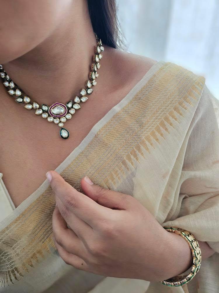 Saina polki necklace Thumbnail