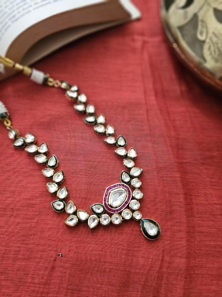Saina polki necklace Thumbnail