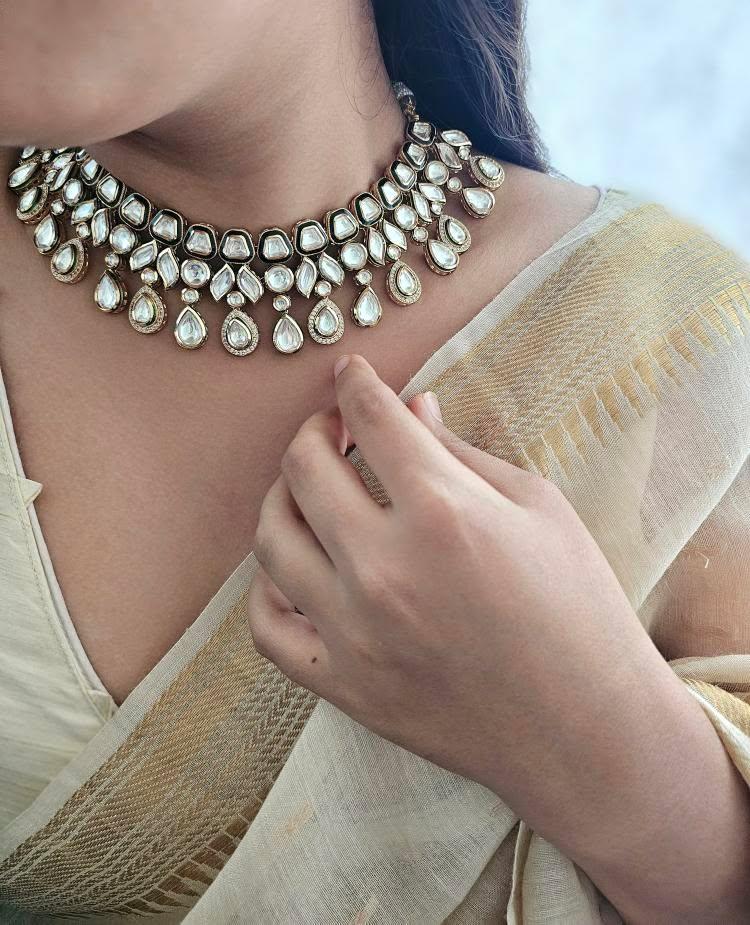 Janani polki necklace Thumbnail