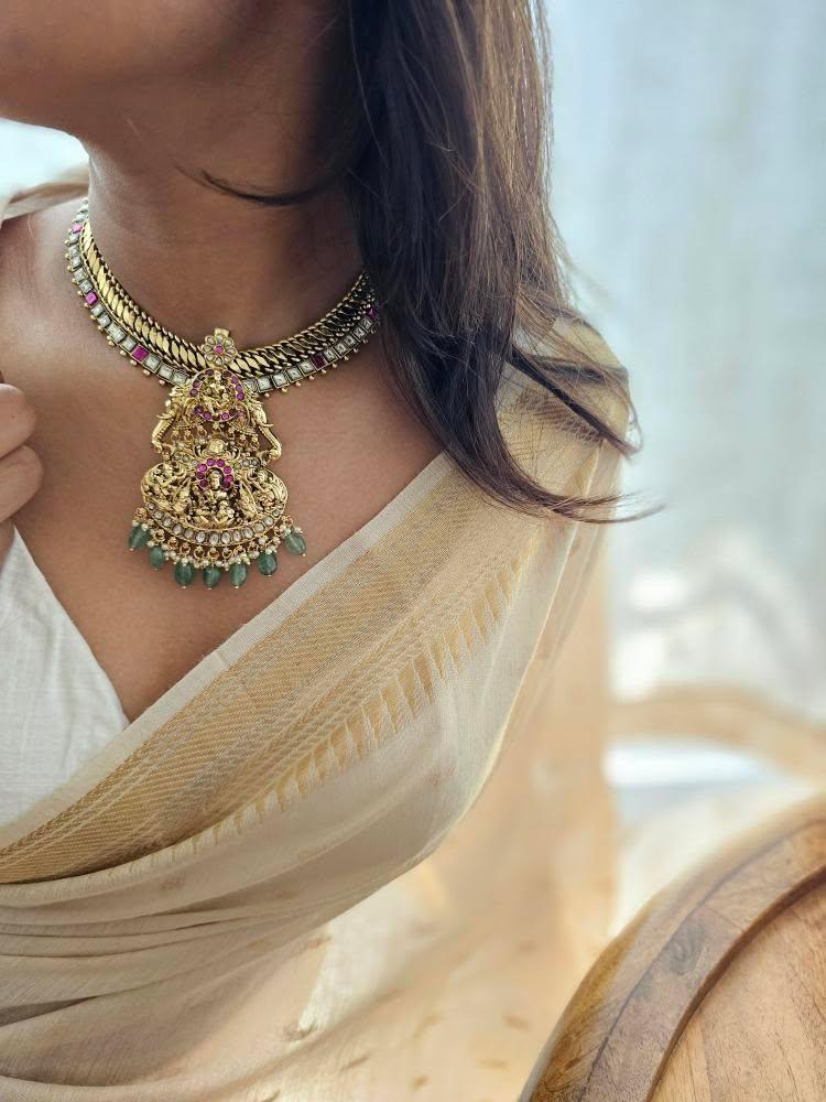 Revathi handcrafted necklace Thumbnail