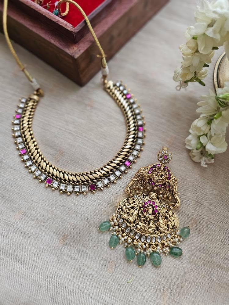 Revathi handcrafted necklace Thumbnail