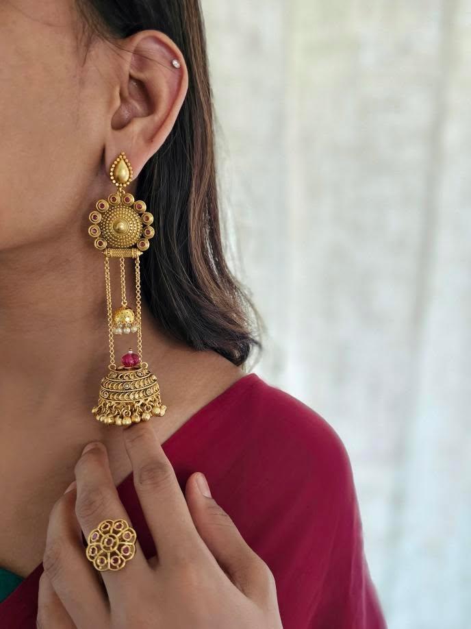 Rasika handcrafted jhumki Thumbnail