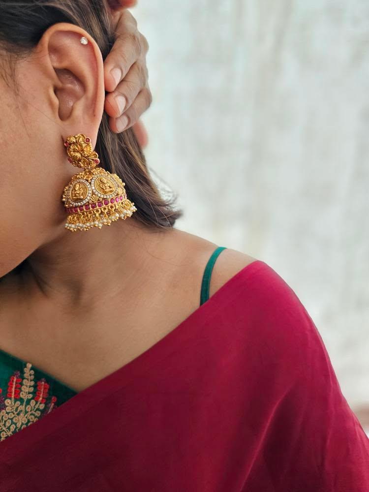 Avishi handcrafted jhumki Thumbnail