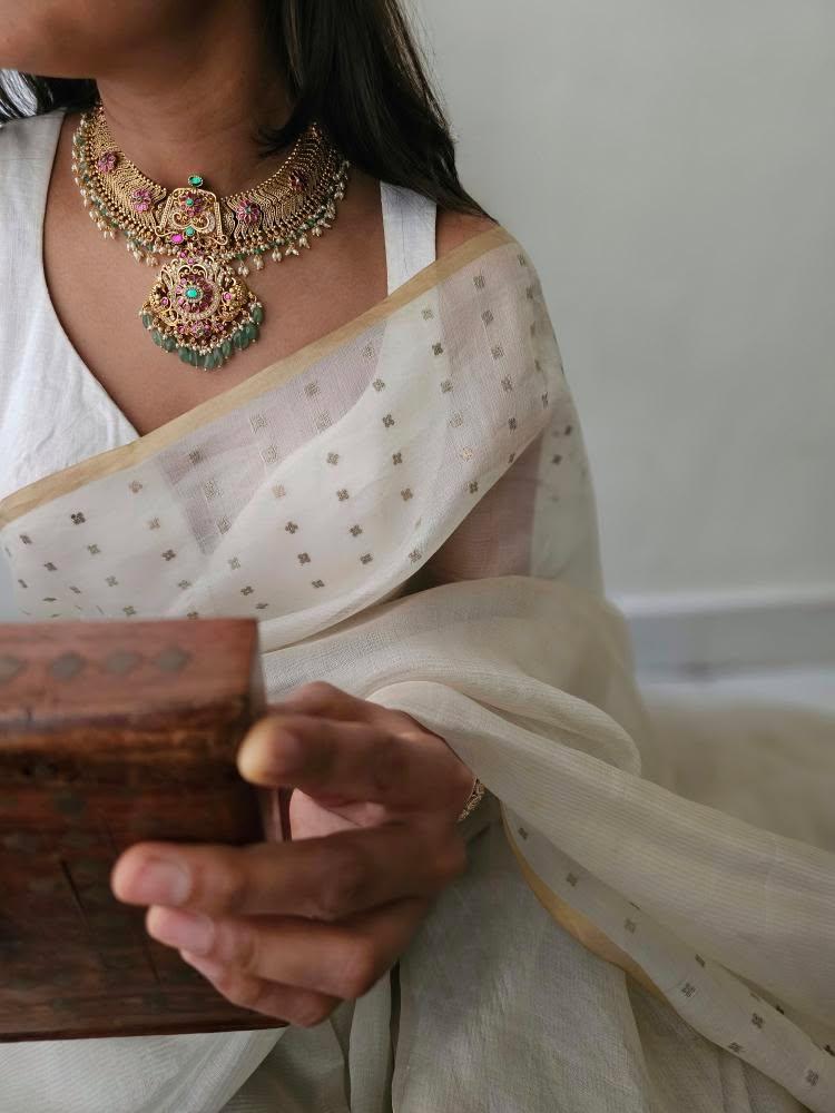 Rani handcrafted necklace Thumbnail